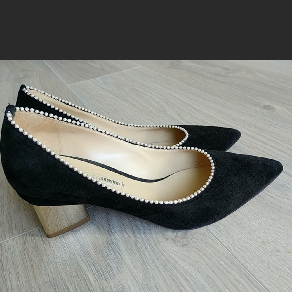 Nicholas Kirkwood Briona Prism suede heel